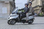 Piaggio MP3 500 i.e. jetzt mit Antiblockiersystem ABS und Traktionskontrolle ASR. © spothits/Piaggio