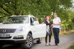 Paralympics-Teilnehmerin erhält Ssangyong Rexton. © spothits/Auto-Medienportal.Net/Ssangyong