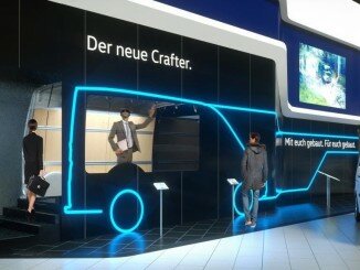 Bauma 2016: VW zeigt Crafter-Details per Datenbrille. © spothits/Volkswagen auf der Bauma./Foto: Volkswagen