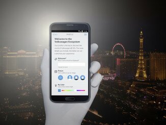 CES-App von Volkswagen. © spothits/ampnet/Volkswagen