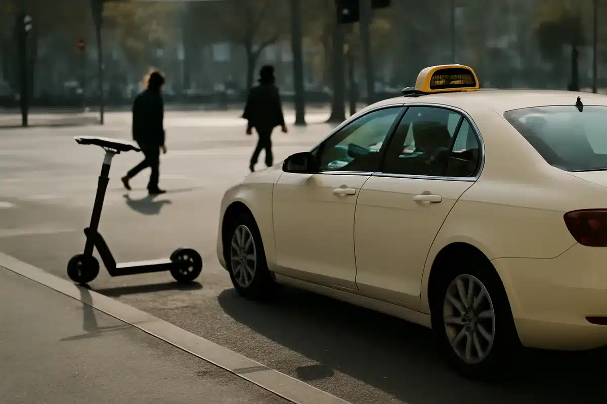 So begründet das Gericht die volle Haftung eines E‑Scooter-Fahrers nach Zusammenstoß mit Taxi