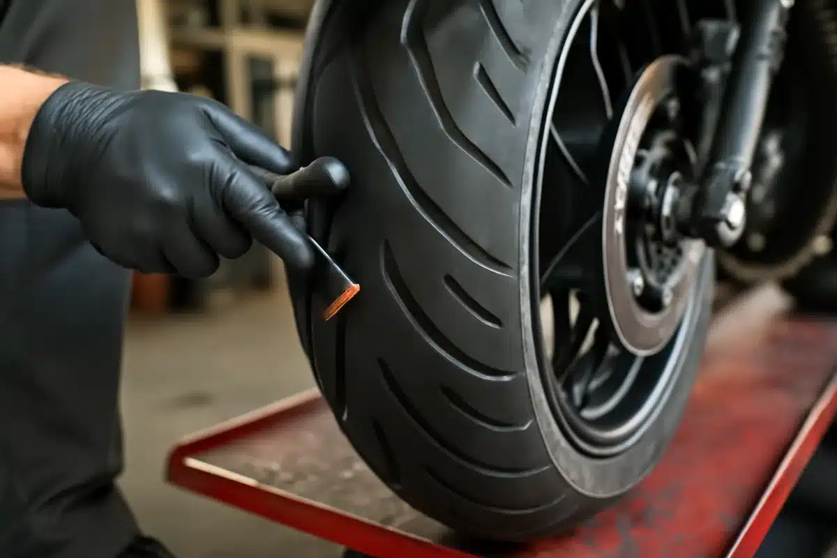 Motorradreifen bei Panne selbst reparieren: Schritt‑für‑Schritt‑Anleitung