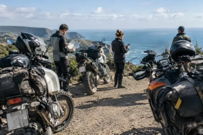 Ténéré-Enthusiasten auf Motorradtour durch den Balkan